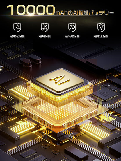 【日本正規品】エアダスター 電動ブロワー ブロアー 洗車 300000RPM 超強力 10000mAh 120m/sな風速 4段階風量調整 USB-C充電式 LEDライト PC掃除/空気入れ コードレス 収納袋付き 日本語取扱説明書